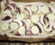 Pizza cu pastrama de vita,ciuperci si dovlecel-4