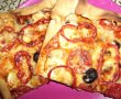 Pizza cu pastrama de vita,ciuperci si dovlecel-9