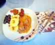 Bucățele  de porc cu ardei kapia și sos de smântână-5