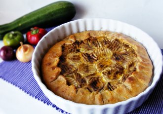 Placinta sarata cu zucchini