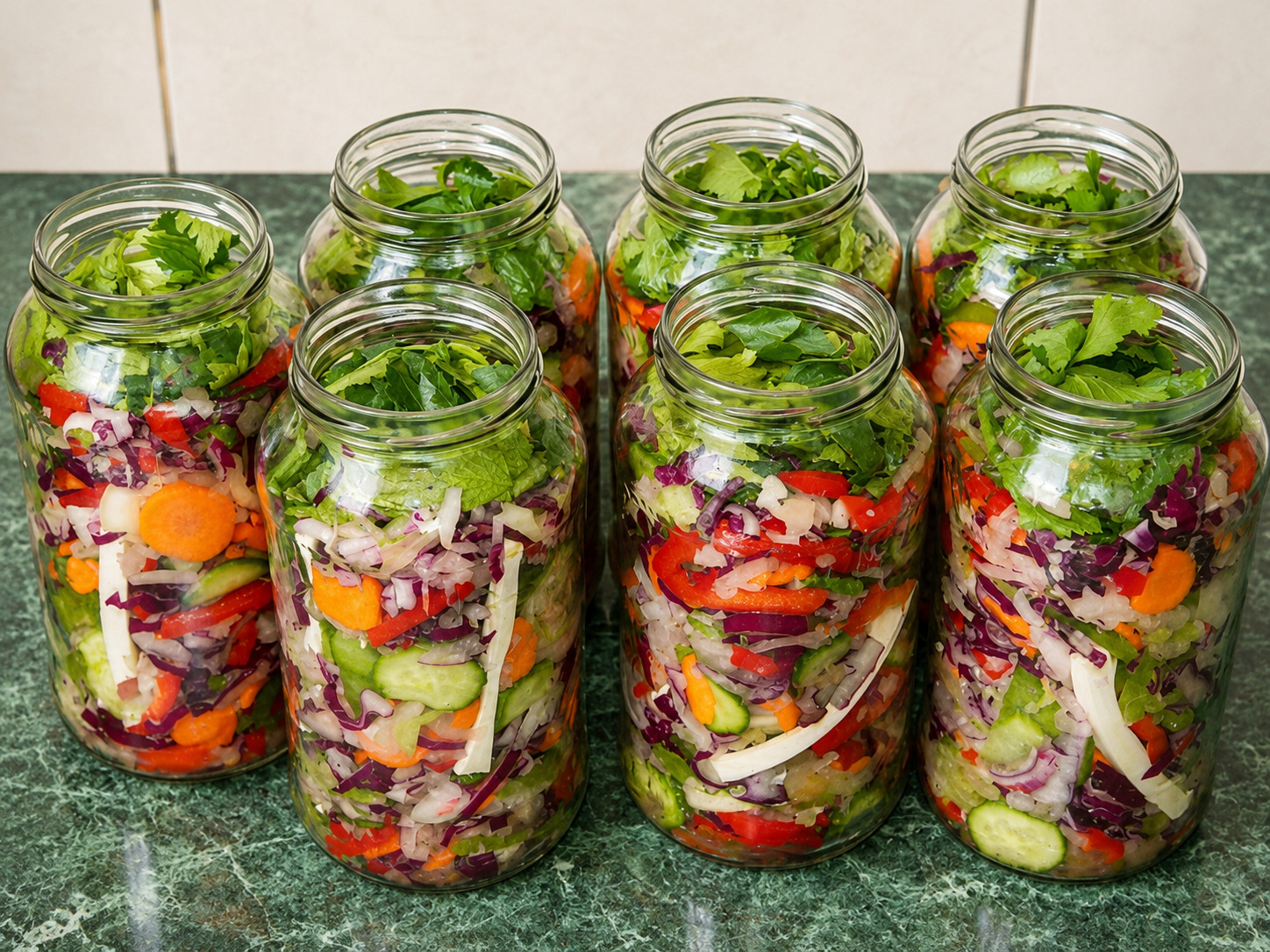 Salata asortata pentru iarna (reteta Motan)