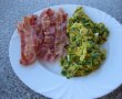 Omleta cu ceapa verde,bacon si polenta (mamaliga )-10