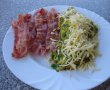 Omleta cu ceapa verde,bacon si polenta (mamaliga )-11
