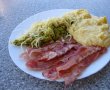 Omleta cu ceapa verde,bacon si polenta (mamaliga )-12