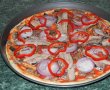 Pizza cu sardine si hering afumat-4