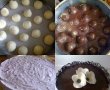 Tort cu crema de branza, afine si ciocolata-0