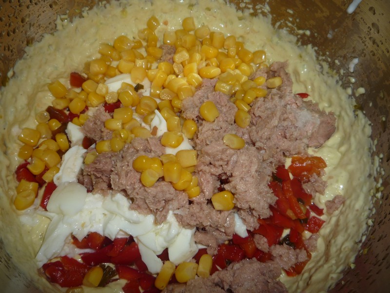 Salata de ton cu maioneza