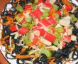 Tagliolini  negre cu surimi-0
