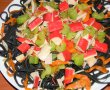 Tagliolini  negre cu surimi-10