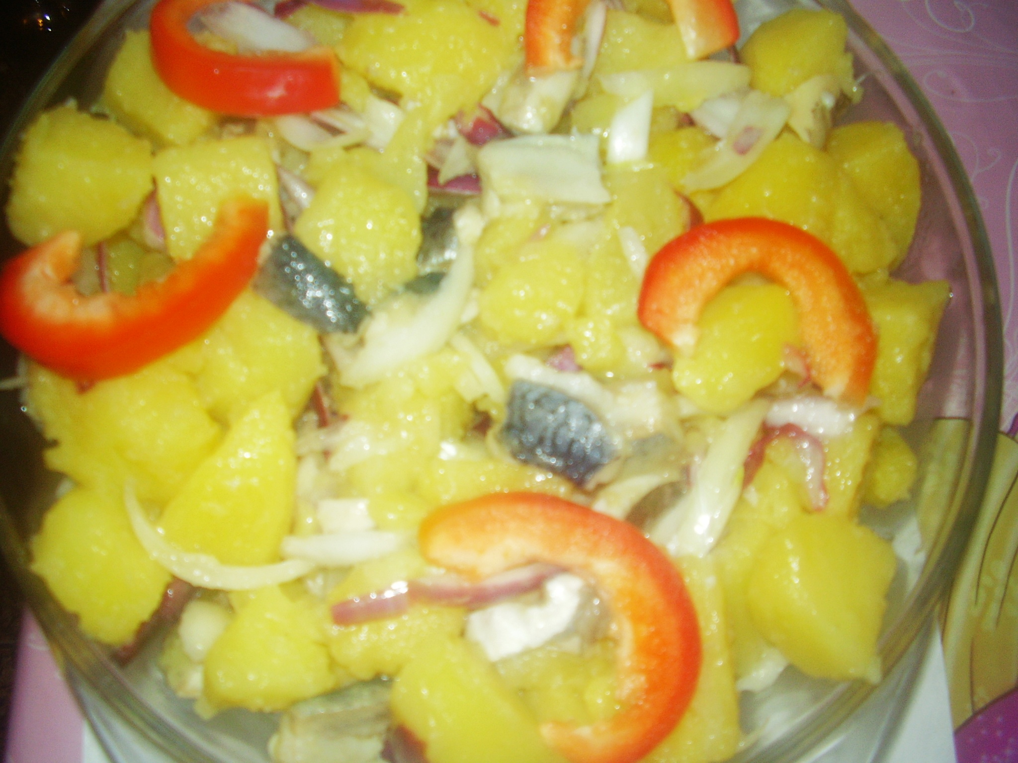 Salata orientala cu macrou marinat