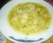 Supa de cartofi ,cuburi de soia si tortellini de post-2