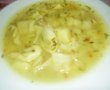 Supa de cartofi ,cuburi de soia si tortellini de post-4