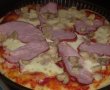 Pizza cu mozzarella,sunca si ciuperci-5