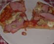 Pizza cu mozzarella,sunca si ciuperci-8