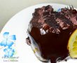 Tort cu ciocolata, dulceata de soc si portocale (de post)-2