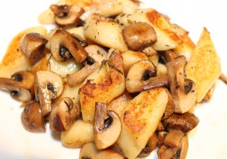 Gnocchi cu ciuperci