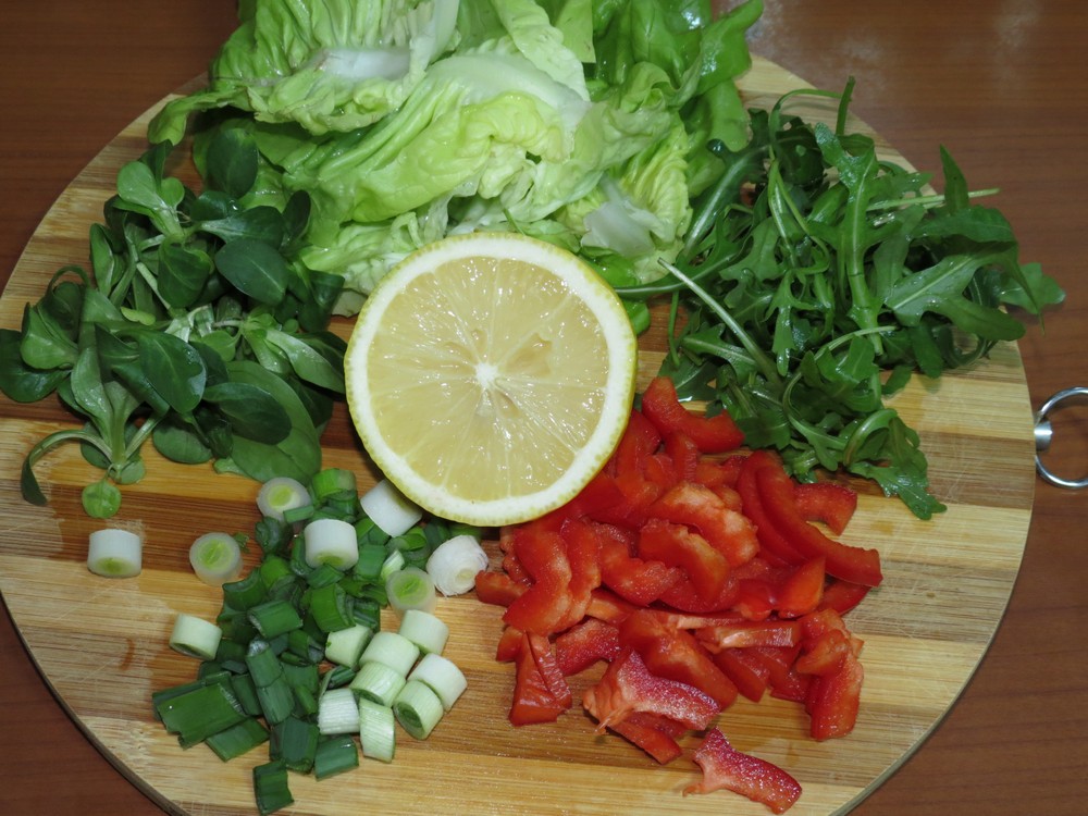 Salata fresh cu aroma de zmeura