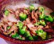Ciuperci cu broccoli in sos de smantana-3