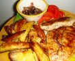 Mix grill cu cartofi cu rozmarin si sos de ceapa caramelizata!-9
