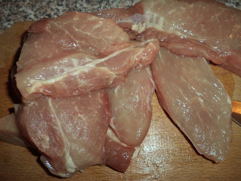 Carne de porc marinata