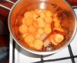 Curry de pui cu morcovi glasati si orez-1
