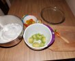 Sufleu de branza cu avocado, somon afumat si sos de iaurt-1