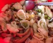 Salata de paste cu mazare,ciuperci si smantana-2