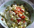 Salată de cuscus cu maioneză şi degeţele din piept de pui-1