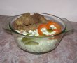 Salată de cuscus cu maioneză şi degeţele din piept de pui-5