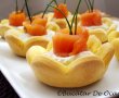 Coşuleţe aperitiv cu brânză, măsline şi somon afumat-1