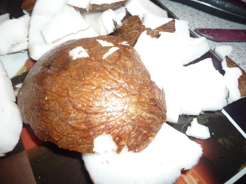 Salata de primavara cu cocos si rodie