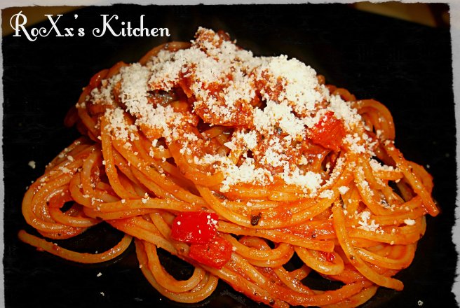 Spaghete cu chorizo