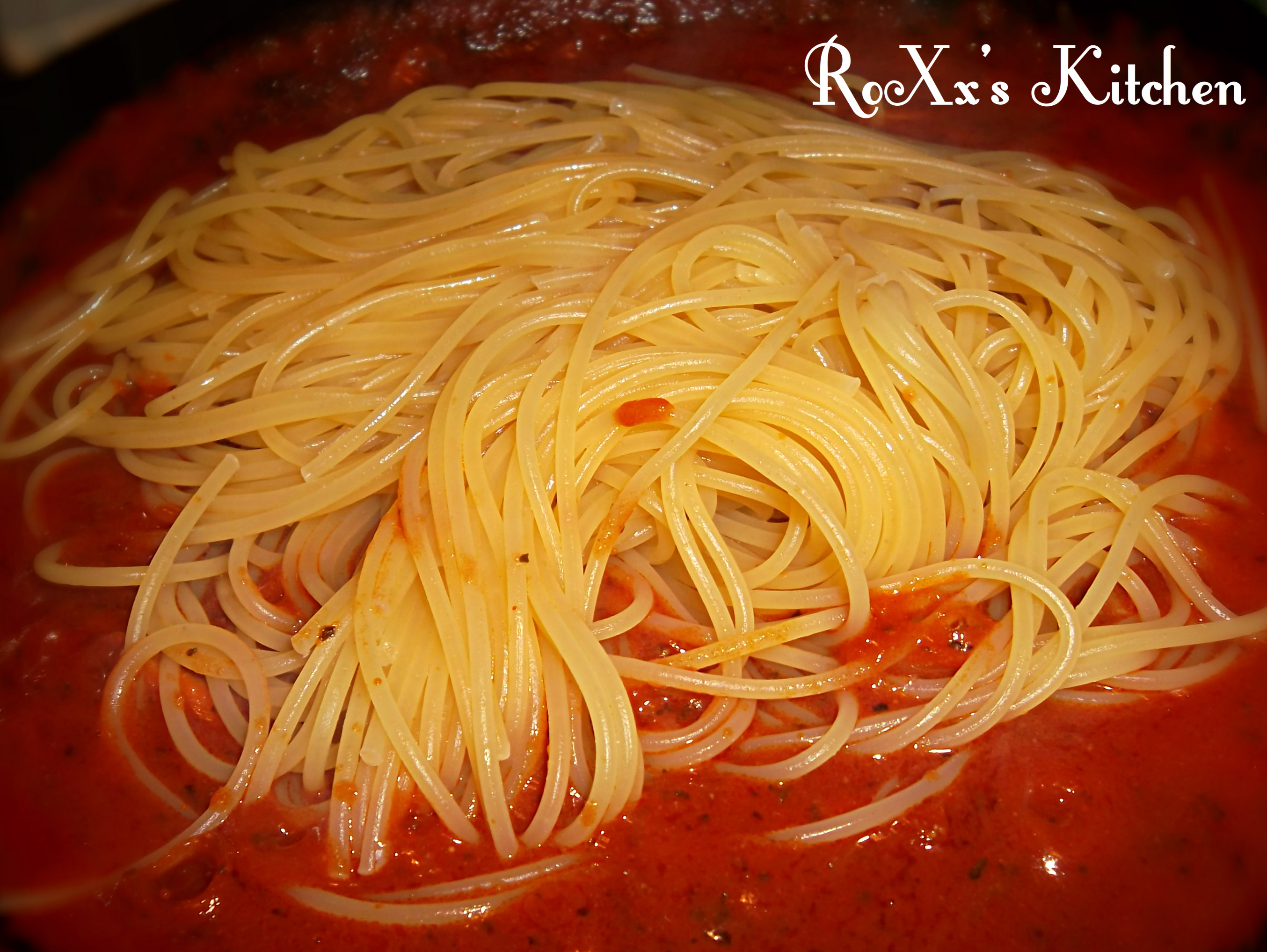 Spaghete cu chorizo