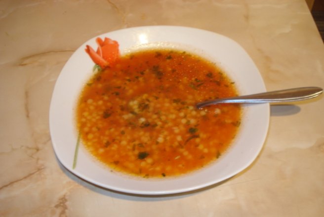 Supa de bulion cu cus-cus