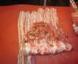 Pulpe de pui umplute, învelite in bacon-3