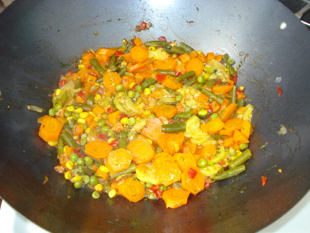 Legume mexicane la wok