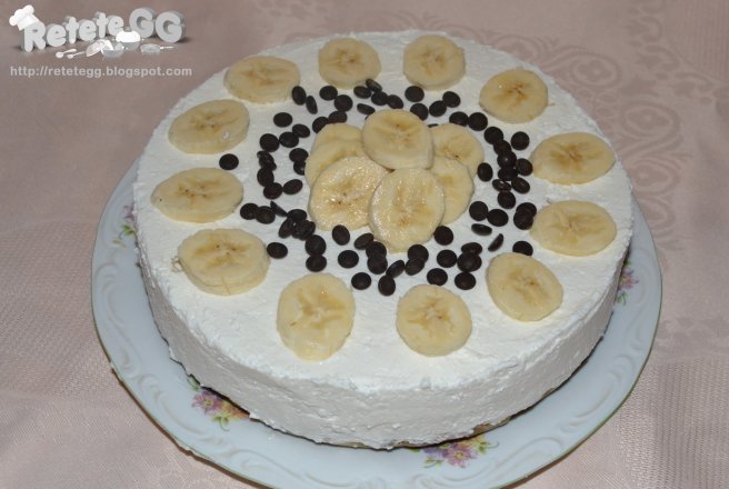Cheesecake cu banane