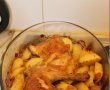 Pulpe de pui cu cartofi la cuptor-4