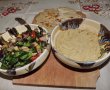 Salata calda cu lipii si humus-5