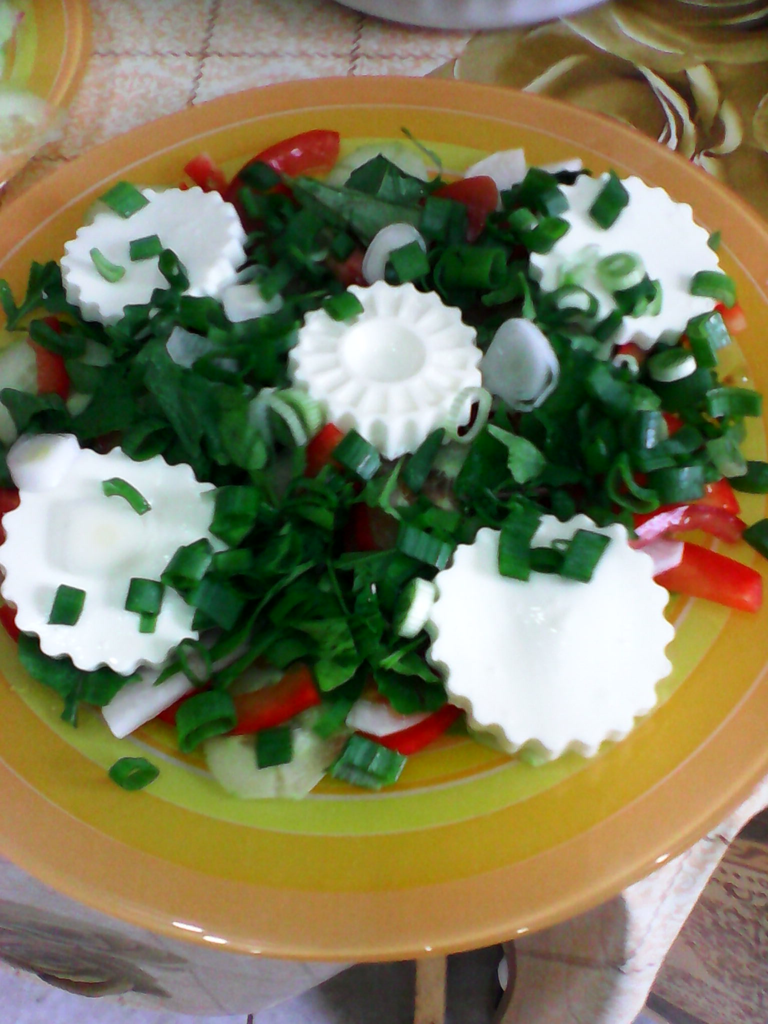 Salata greceasca cu miez de lapte Delaco