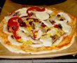 Pizza vegetariana cu blat subtire si crocant-7