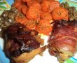 Rulouri din carne cu garnitura de morcovi-15