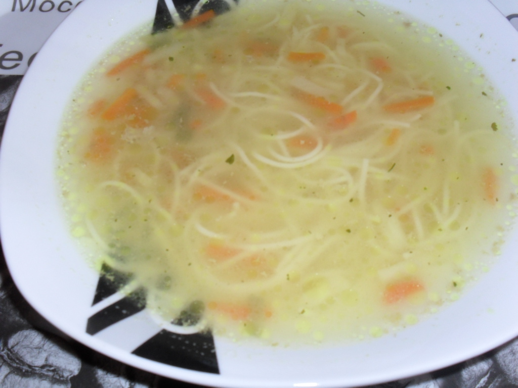 Supa de curcan cu legume julien