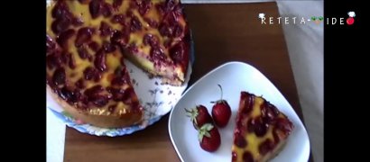 Tarta cu capsuni (reteta video)