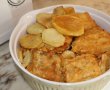 Peste cod (bacalhau) cu cartofi prajiti la cuptor-10