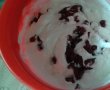 Prajitura cu crema de iaurt straciatella si visine-2