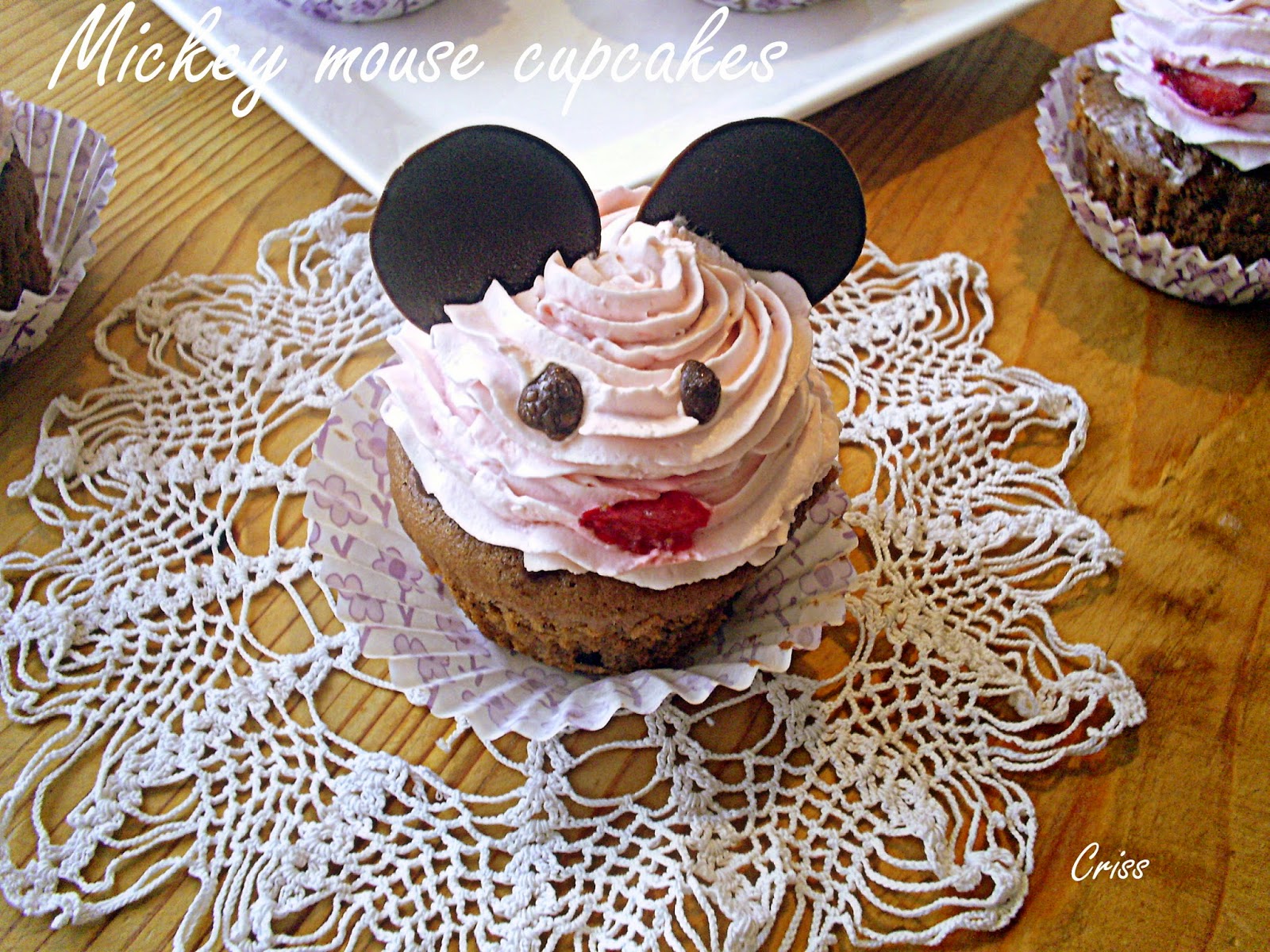 Mickey mouse cupcakes