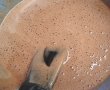 Prajitura cu ciocolata,crema si frisca-5