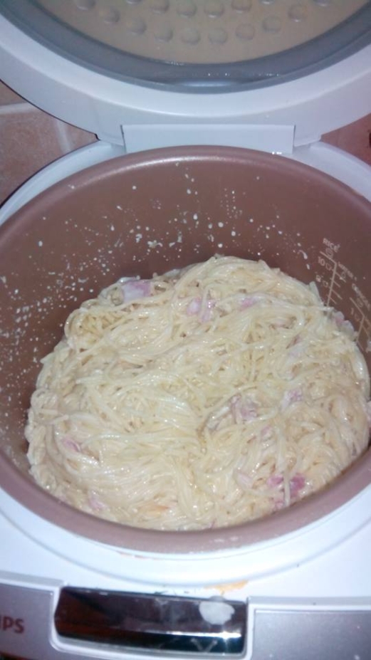 Spaghete Carbonara (multicooker)