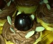 Cosulete cu budinca si crema de ciocoolata-3
